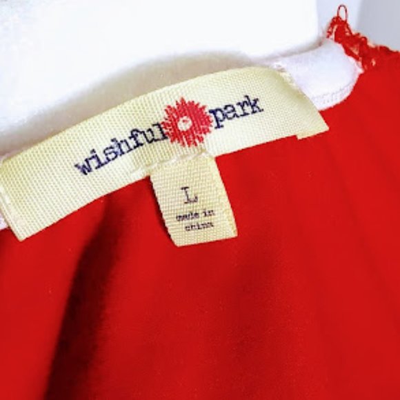 RED TANK TOP*WISHFUL PARK*WOMEN SIZE L - Picture 4 of 5